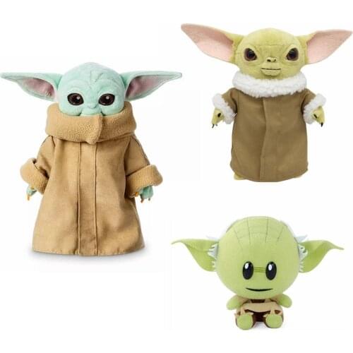 18-30CM Disney Star Wars Plush Toy The Mandalorian Baby Yoda Dolls Soft Stuffed Toy Cute Star Wisdom Master For Kids Pillow