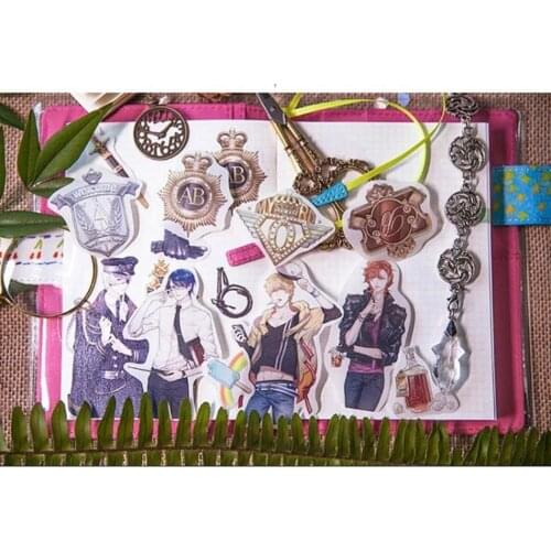 Cool Boy Washi Tapes Bullet Journal Masking Tape Adhesive Tape DIY Scrapbooking Washi Stickers