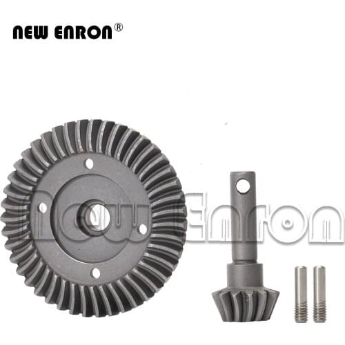 NEW ENRON Steel Gear Heavy Duty Bevel Helical Pinion Gear Set 43T&13T AX30392 For All 1/10 Axial Racing Trucks SCX10 Yeti Wraith