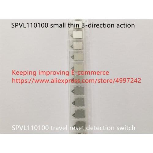 Original new 100% SPVL110100 small thin 3-direction action travel reset detection switch SMD