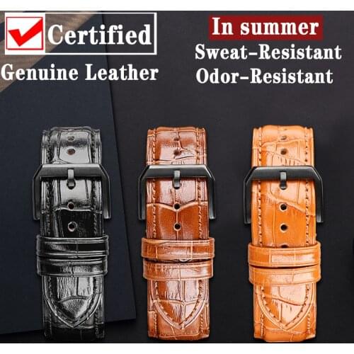 Quick Release Cow Leather Watch Strap 22mm 20mm For Huawei Watch GT 2 Pro Watchbands TISSOT Accessories Watch Band