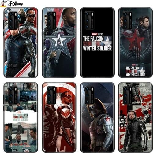 Silicone Cover The Falcon and the Winter Soldier For P Smart S Z Mate 40 30 20 10 Plus PRO Plus Lite 2018 2019 2020 Phone Case
