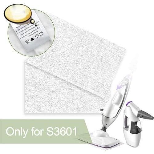 Replacement Microfiber Steam Mop Head Pad Cleaning Cloth Wipes Rag for LIGHT'N' EASY S3601 Steam Mop Spare Parts