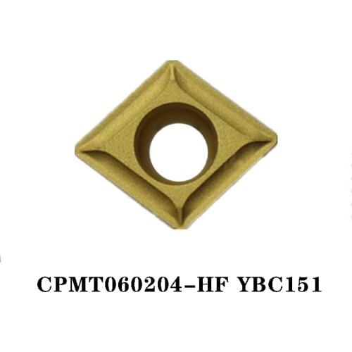 ZC CPMT CPMT060204-HF YBC151 YBG202 100% Original High Quality Carbide Insert Lathe Cutter Turning Tool 10PCS CNC