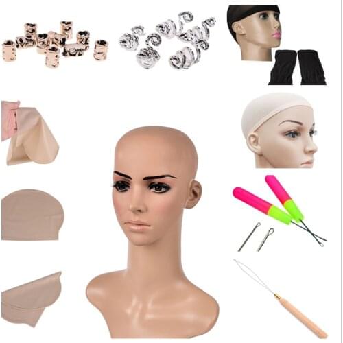 1pcs Funny Latex Skin Fake Bald Head Unisex Fancy Film Party Dress Skin Head Wig Cap Latex Mask Hat Light Shade Bald Cap