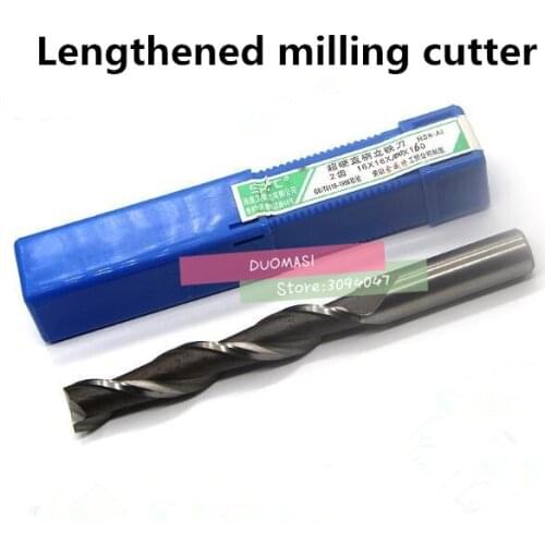 2pcs 9.0~14.0mm 2 Flute HSS & Extended Aluminium End Mill Cutter CNC Bit Milling Machinery tools Cutting tools.2F-9/10/11/12/14