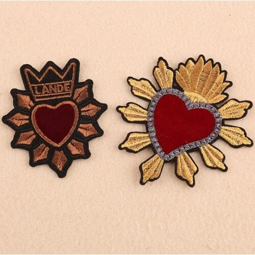 New Love Ironing Transfers Patches Heat Press Stickers for Families Lovely Heart Patch DIY Appliques for Parent-childs