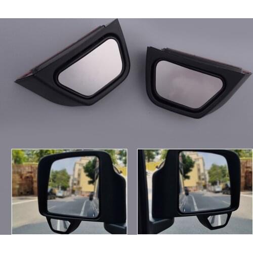 1 Pair Car Rearview Blind Spot Assist Mirror ABS Black Fit for Suzuki Jimny 2020 2019 2018