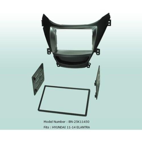 AHHDMCL Car Fascias Stereo Radio Audio Panel Navigation Frame Dash Kit For Hyundai Elantra 2011 2012 2013