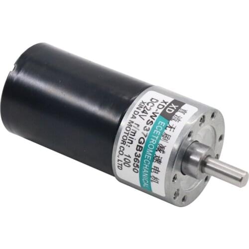 DC 12V/24V brushless worm gear motor , brushless gear worm motor , Positive and negative micromotor , High Torque