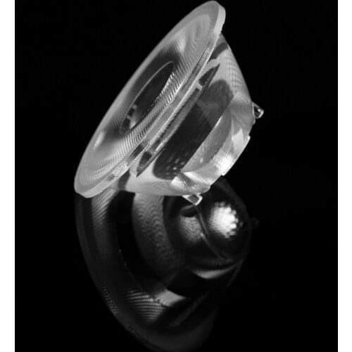 COB Optical LENS Diameter 60mm Height 26mm For Emiting Surface 9mm LED With 15°,24°,36° Available