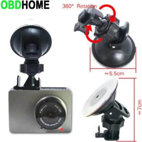 360 Degree Holder for YI Dash Cam DVR Plastic Mount DVR Dashboard Suction Cup Holder for Sport DV Car Camera Recorder Bracket