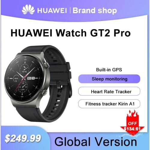 Original Huawei Watch GT 2 Pro Smart Watch GPS 14 Days Battery Life 5ATM Wireless Charging Heart Rate Sleep Monitoring GT2 Pro