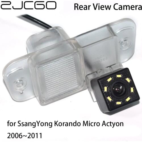 ZJCGO CCD HD Car Rear View Reverse Back Up Parking Waterproof Night Vision Camera For SsangYong Korando Micro Actyon 2006~2011