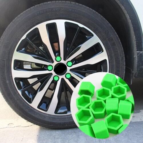 Alijunda Car Wheel Hub Caps Bolt Screw Cover for Volvo S40 S60 S80 XC60 XC90 V40 V60/Mini Cooper R50 R52 R53 R55 R56