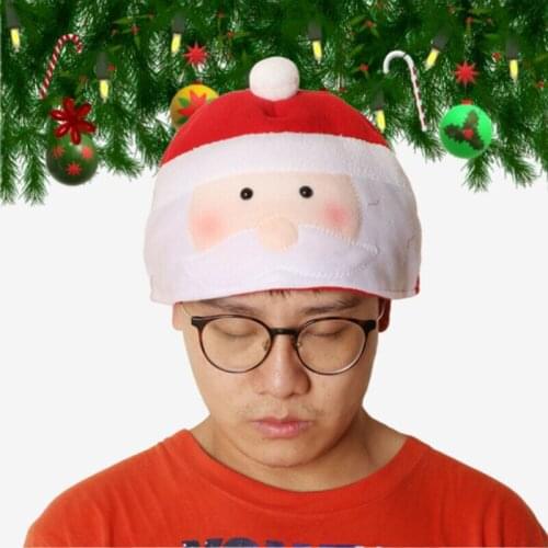 Creative Christmas Hats Adult Kids Christmas Novelty Hat Costume Cap Reindeer Santa Snowman Xmas Gift