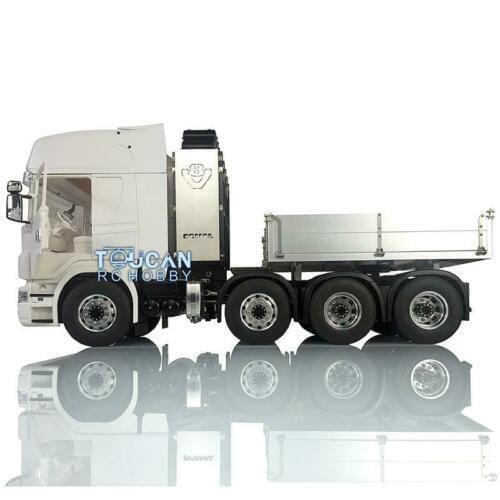 LESU 1/14 Metal 8*8 SCA Chassis Hopper Hercul R730 Cab 802C Tractor Truck THZH0684-SMT4