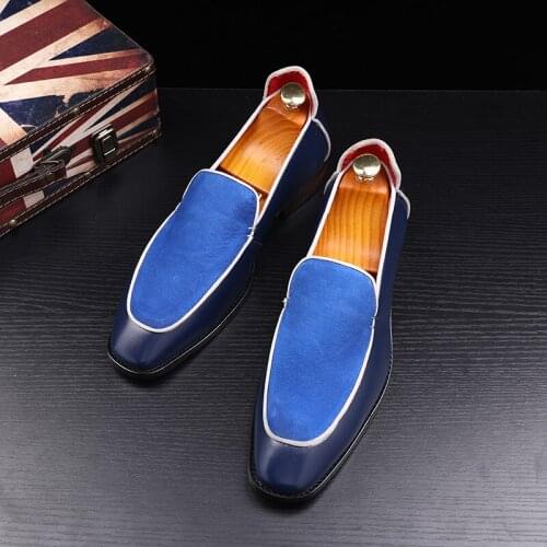 Genuine Leather Men Loafers Dress Shoes Male Boat Shoes Formal Shoes Man Party Wedding Footwear