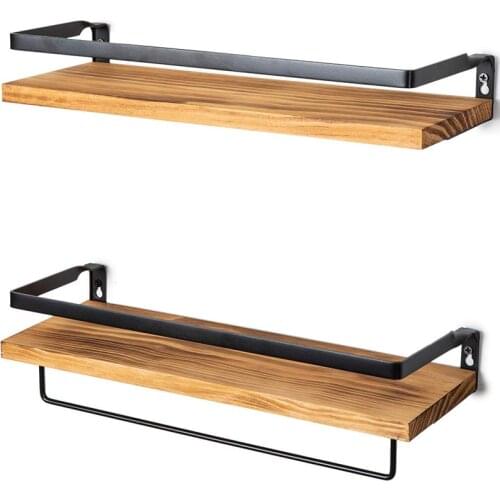 Antique Floating Wall Shelves Floating Wall Shelves Wooden Floating Shelves-Kitchen, Bathroom and Bedroom Decorative Storage-Bro