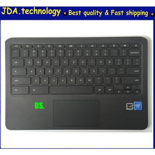 MEIARROW New/orig Laptop top case for HP Chromebook 11 G6 EE Palmrest upper cover US Keyboard with Touchpad