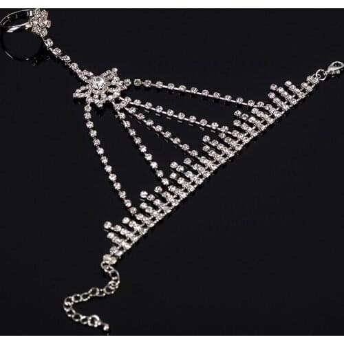 New design Silver color Magnetic Floating locket bracelet with heart pendants Fashion Women Rhinestone Bracelets Wholesle B113