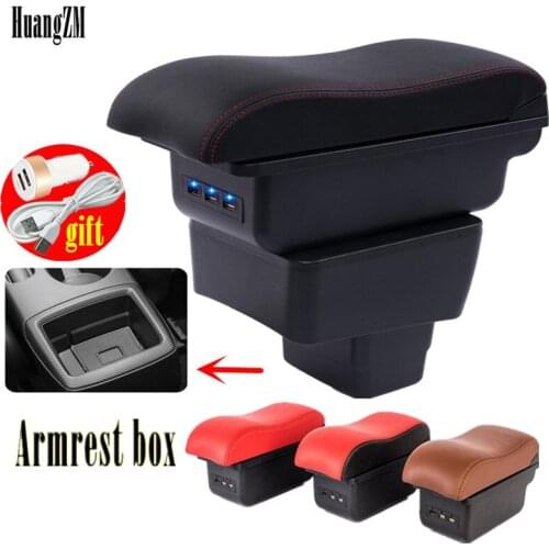 For mazda CX-3 Armrest 2014-2020 For mazda 2 skyactiv version cx3 CX-3 Car Armrest Storage box car accessories Charging with USB