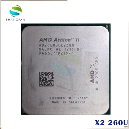 AMD Athlon X2 260u AD260USCK23GM 1.8GHz Dual-Core CPU Processor AD260USCK23GQ Socket AM3 938pin