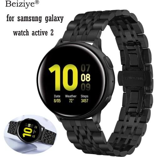 Stainless Steel Strap For Galaxy Watch Active 2 40mm Bands Active 2 44mm Band 20mm for Samsung Galaxy Watch active 2 watchband