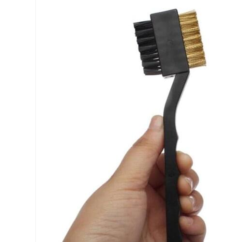 Golf Club Brush Golf Groove Cleaning Brush 2 Sided Golf Putter Wedge Ball Groove Cleaner Kit Cleaning Tool Golf Accessories