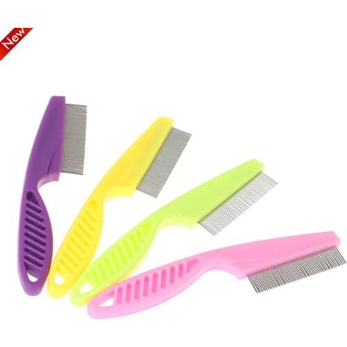 Comfort Flea Hair Grooming Tools Deworming Brush Short Long Hair Fur Remove Protect Flea Comb For Cats Dogs Pet