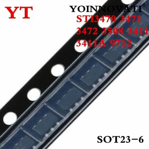 10pcs/lot STI3470 3471 3472 3508 3411 3411A 9712 SOT23-6 SOT23-5