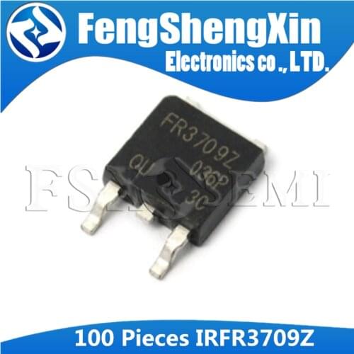 100pcs/lot IRFR3709ZPBF IRFR3709ZCTRPBF FR3709Z IRFR3709ZTRPBF IRFR3709Z HEXFET Power MOSFET TO-252