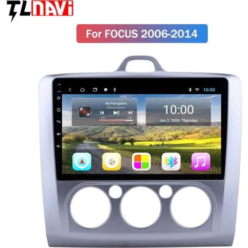 2G RAM Car audio system Android 10 Player 9 inch For Ford Focus 2006-2014 Car GPS Navigation