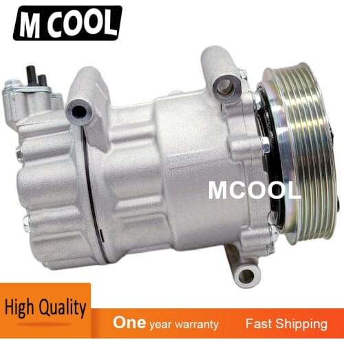For SD6C12 Auto AC Compressor Peugeot 207 CC 1.6 2008 9822826880 9651910980 9659875780 9670318880 9671216280 9678656080 96786560