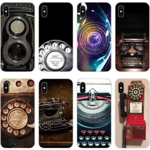 For Huawei Honor 4C 5C 6X 7 7A 7C 8 9 10 8C 8S 8X 9X 10I 20 Lite Pro Soft TPU Covers Phone booth retro camera typewriter Amazing