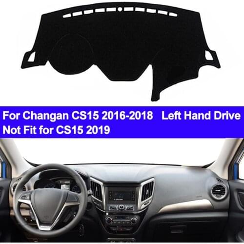 Car Dashboard Cover Pad Dashboard Cover Carpet DashMat Dash Mat Cushion For Changan For Chana CS15 2016 2017 2018 LHD Dashmat