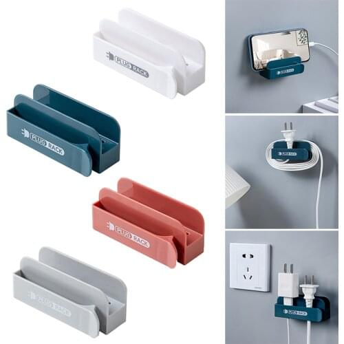 Creative Windproof Power Plug Holder Home Mobile Phone Charging Rack Storage Rack FAST Shipping