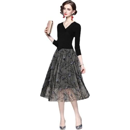 Модные трикотажные платья LARCI China At AliExpress