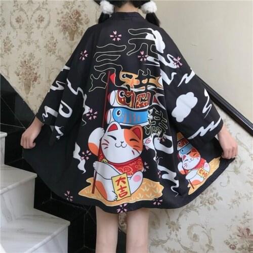 Summer kimono for women Japanese streetwear beach Womens kimono haori yukata female Japanese clothing obi Japan clothes 10496