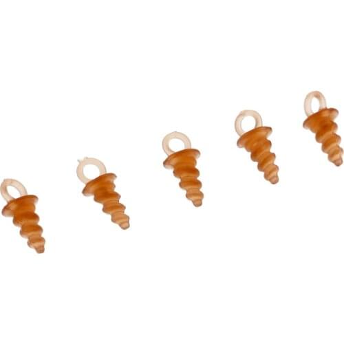 Lot 100pcs Bait Screws for Carp Fishing Tackle Boilie Bait Pop Up Chod Rigs 10mm Cebo tornillos appat vis Senuelos de pesca