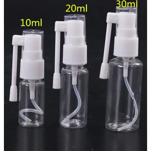 10/20/30Ml Transparent Spray Bottle 360 Degrees Rotating Elephant Trunk Fine Mist Plastic Small Packing Sprinkling Can