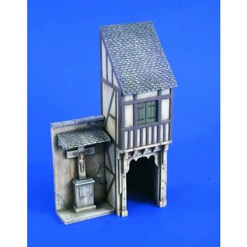 Scenario Model Resin World War II European houses and shrines 1:35