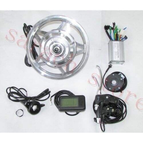 36V 250W front whole wheel motor, Electric bike motor ,brushless gear hub motor with LCD ,electric bicycle kit , E-bike kit