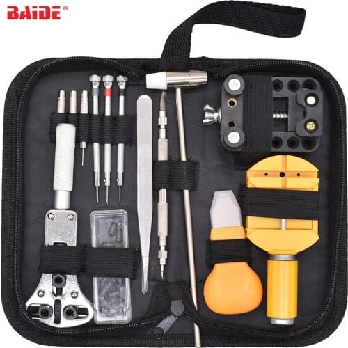 Watch Tools Kit Set Watch Link Pin Remover Watchmaker Case Opener Link Spring Bar Remover Horlogemaker Gereedschap 34set/lot