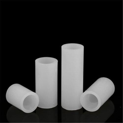 Nylon straight pipe insulation column gasket spacer column ABS plastic tube nylon pad high column nylon sleeve