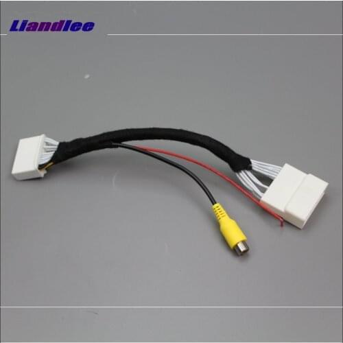 Liandlee RCA Adapter Connector Wire Cable For Toyota Yaris / For Scion iA 2013~2017 Rear View Camera Original Video Input Switch