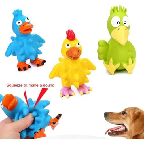 Puppy Pet Toy Screaming Chicken Squeeze Sound Toy Pets Dog Toys Product Shrilling Decompression Tool Squeak Vent chicken New