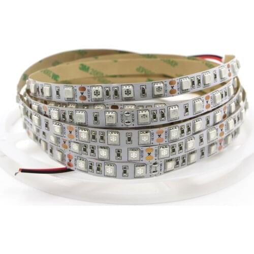 UV Led Strip light 5050 SMD 60leds/m 395-405nm Ultraviolet Ray LED Diode Ribbon Purple Flexible Tape lamp for DJ Fluorescence