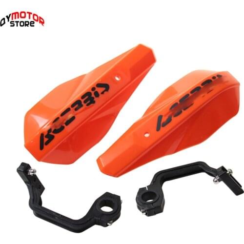 Universal yellow PP Plastic Hand guards Handlebar Guard for Motorcycle Dirt Bike Pit bike ATV Quads Free Shipping