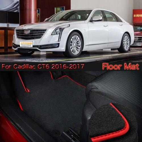 High Quality Soft Nylon Custom Made Non Slip Heavy Duty Floor Carpet Mat Rugs For Cadillac CT6 2016-2017